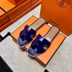 에르메스 올수공 오란 슬리퍼 샌들 페이던트 38